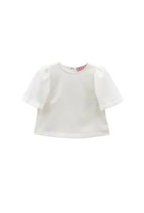 Temperature Regulating Fibers Lee Top - Faux White Linen