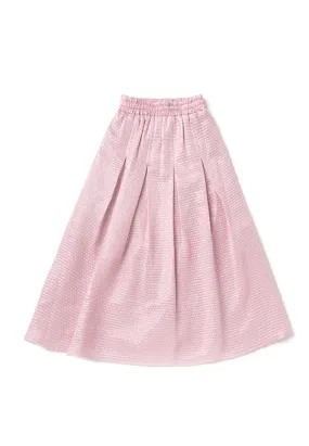 SAMPLE - Polly Party Skirt - Pink Quilted Breathable Mesh Panels