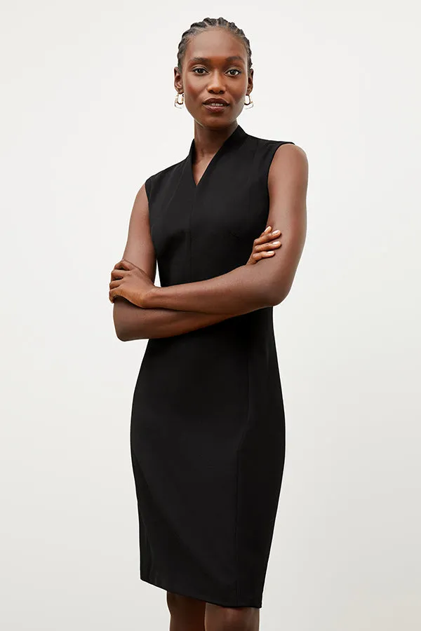 Aditi Dress - Recycled WonderTex :: Black HeatRegulating