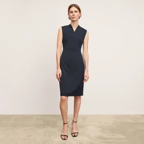 Stretch waistband Aditi Dress - Recycled WonderTex :: Midnight