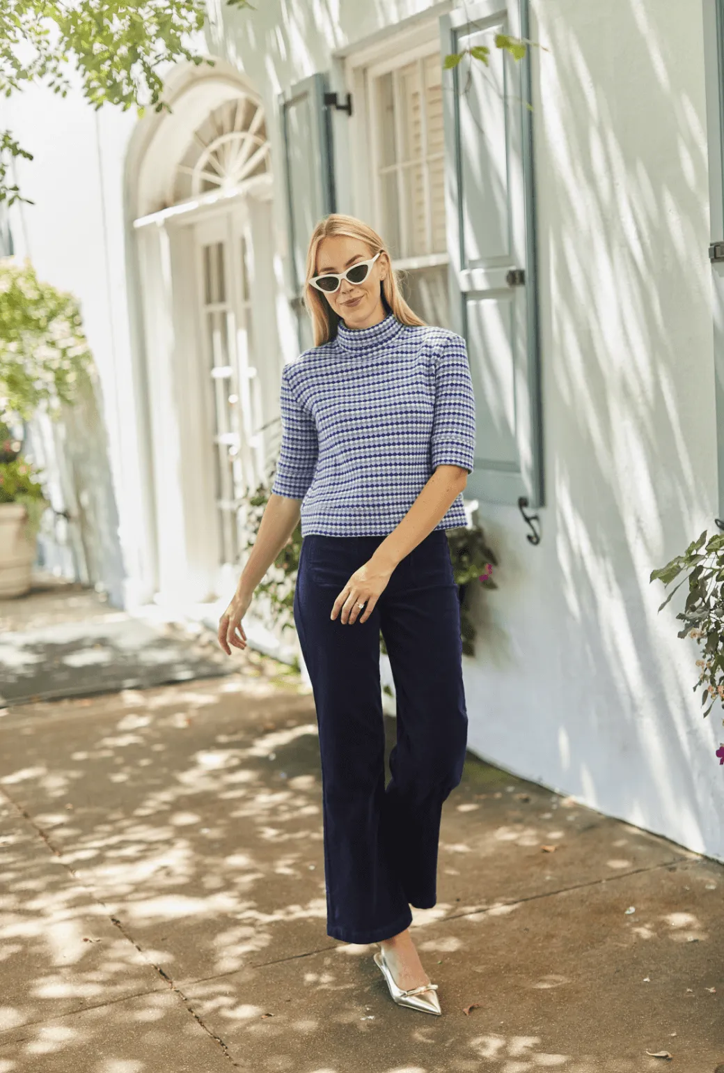 High Rise Sailor Cords - Navy AbrasionResistantFabric