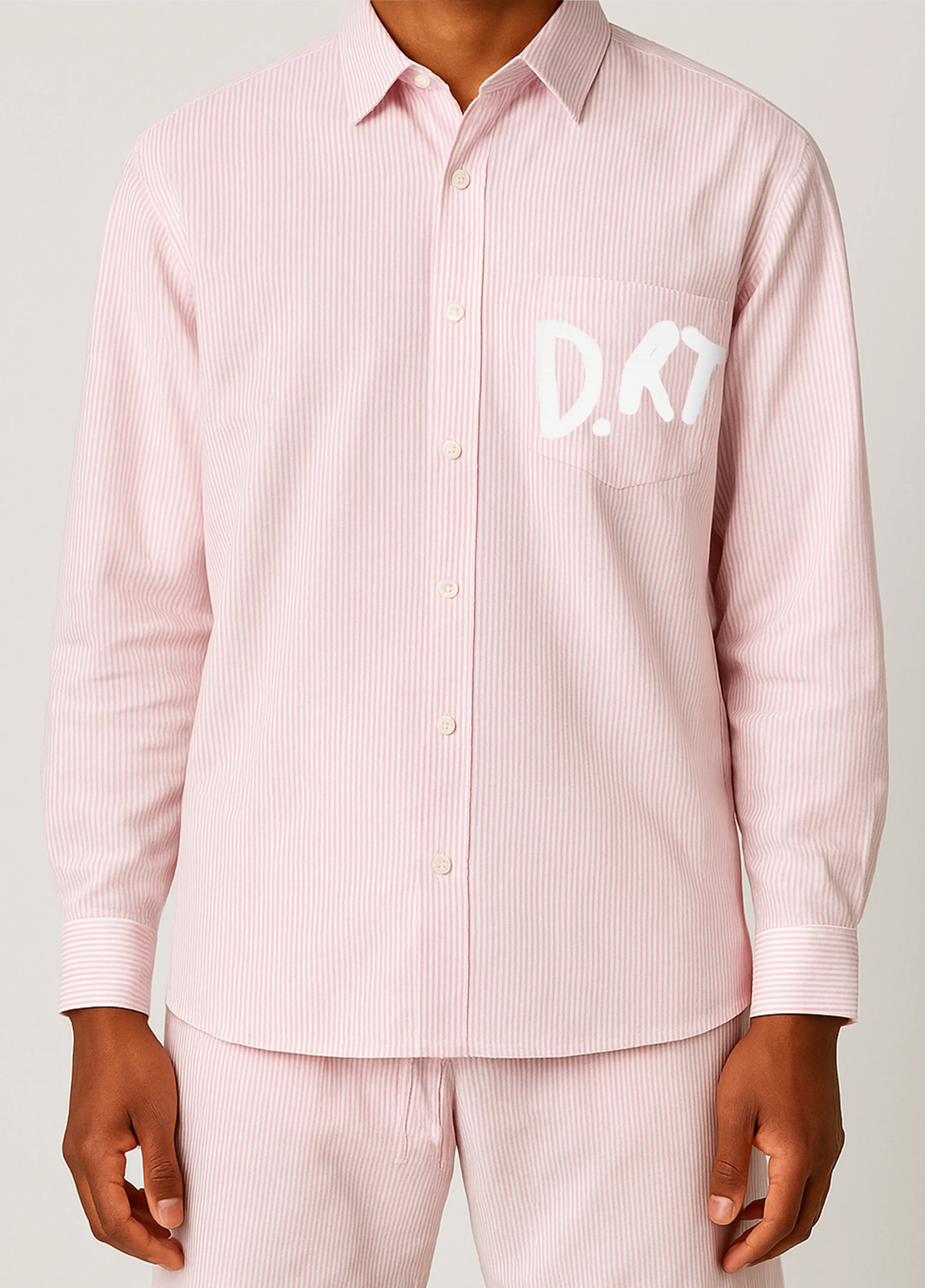 DRT Striped Oxford Shirt MultiPanelConstruction