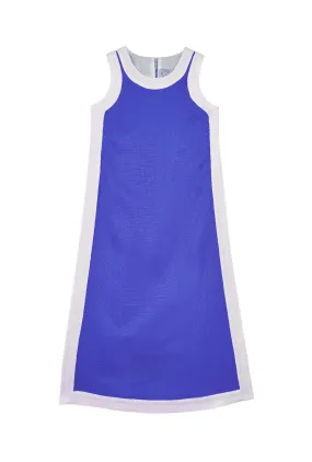 Anti Pill Finish Friction Resistant Shoulder Bermuda Set - Periwinkle