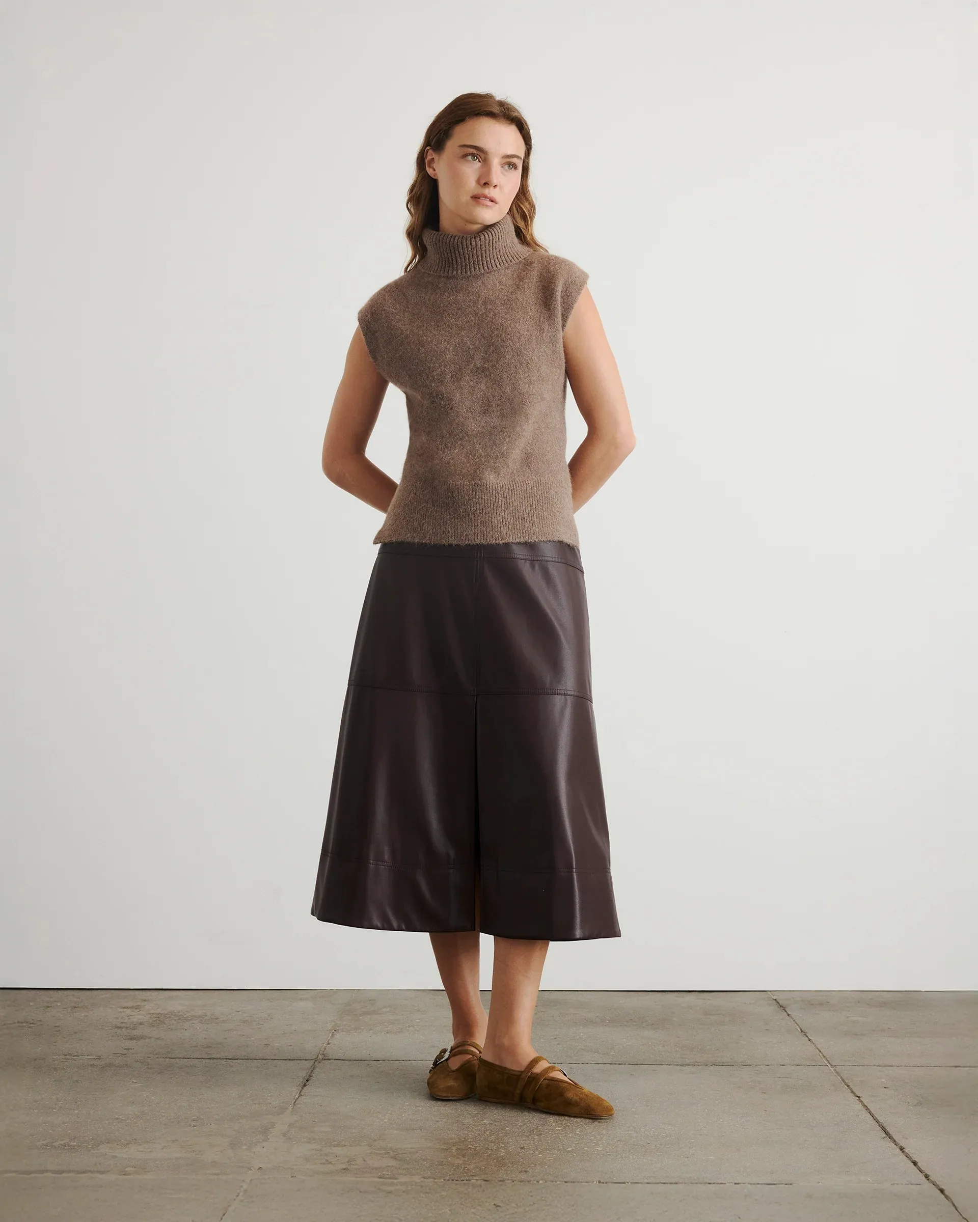 TaglessLabel Double Chest Pocket TANYA TAYLOR AARON KNIT TOP