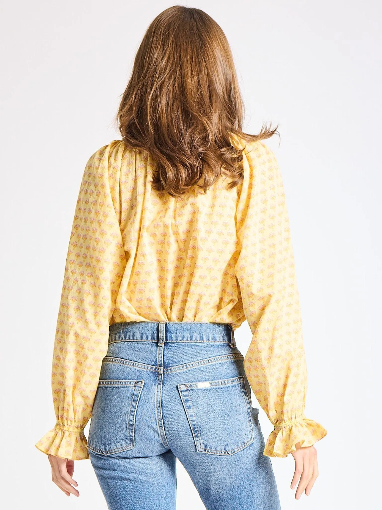 Reinforced Hemline Ada Top in Buttercup