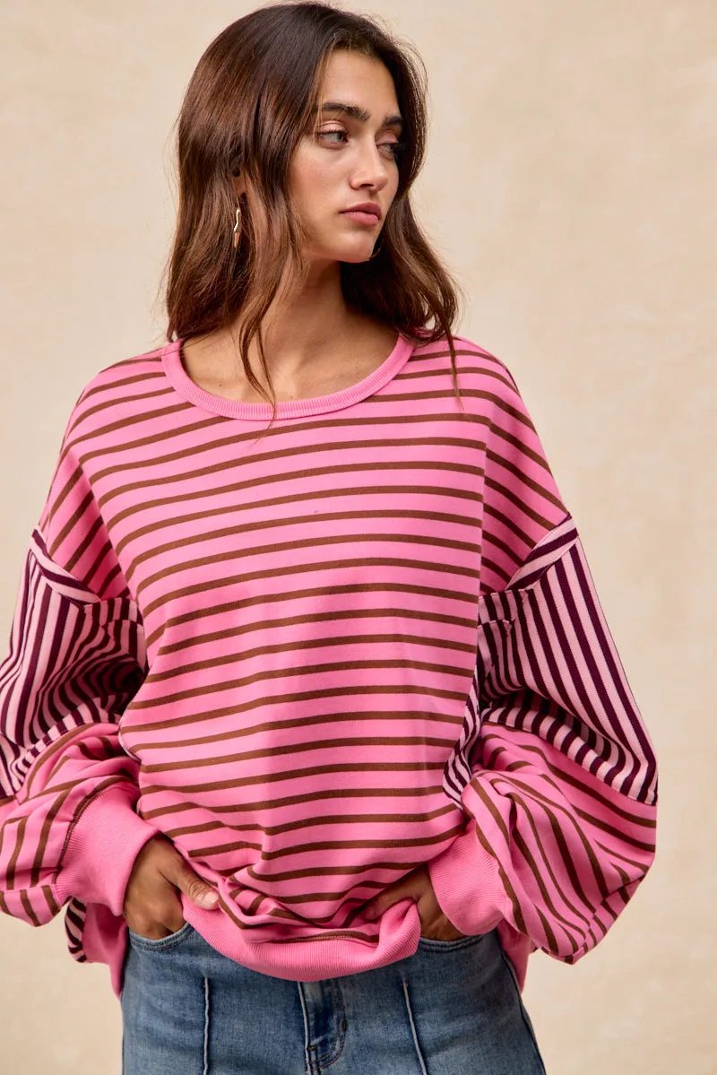 IT4780H-02 | FRENCH TERRY MIX AND MATCH JERSEY SWEATSHIRTS TOP OdorResistant