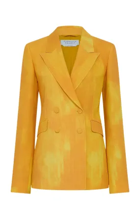 Angela Blazer in Cadmium Yellow Virgin Wool Antibacterial NoSlip Grip