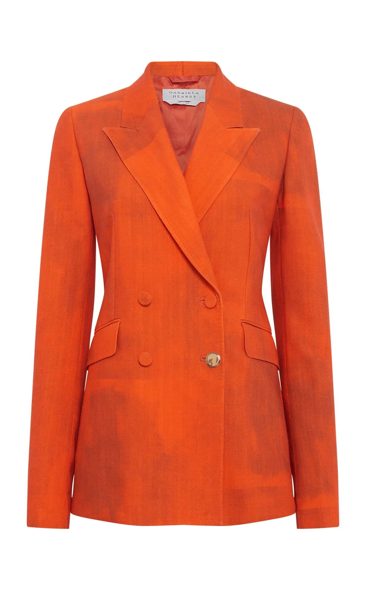 Angela Blazer in Spice Virgin Wool UltraSoft Blend RelaxedNeckline