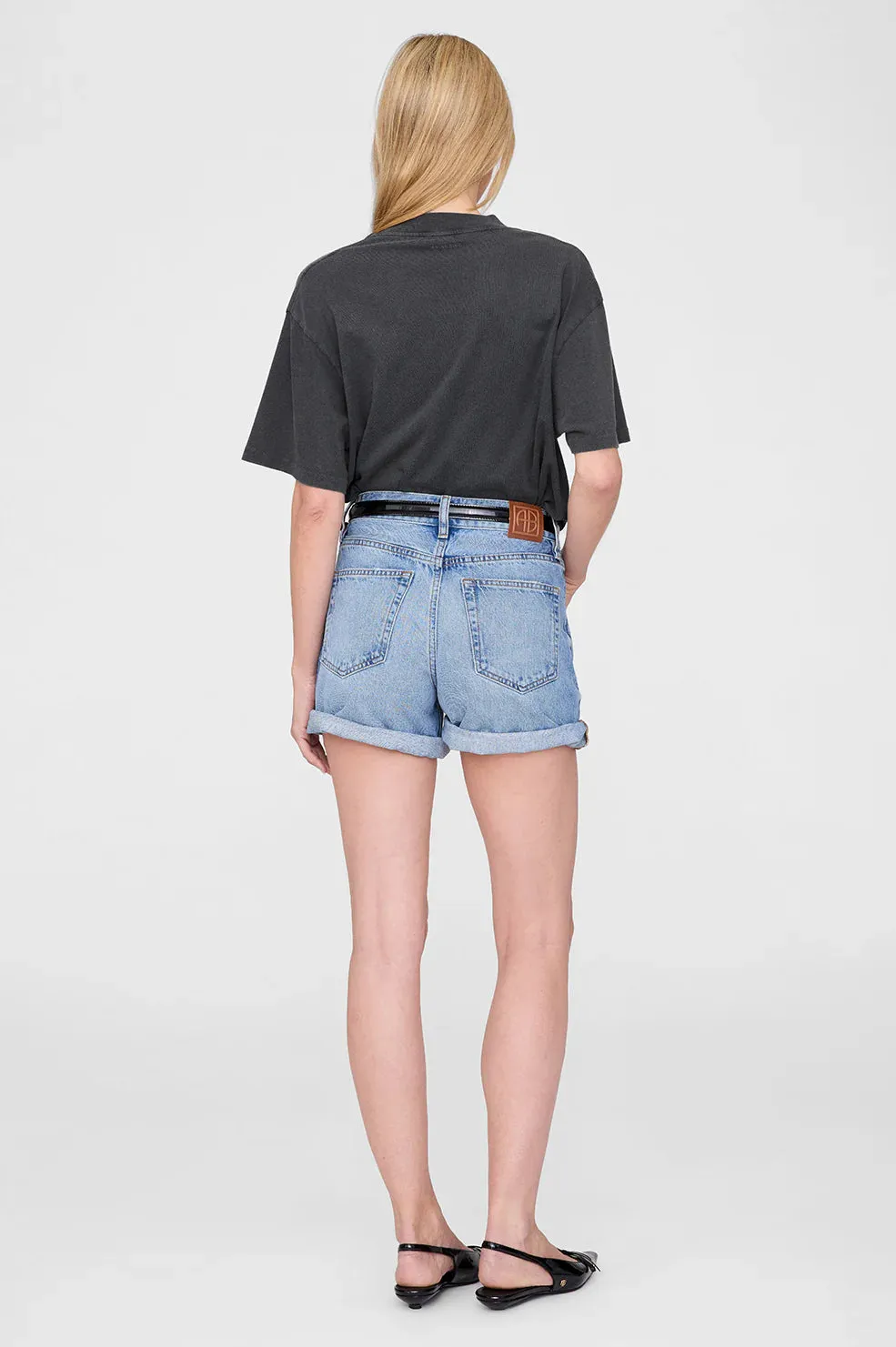 ANINE BING ASHTON TEE Breathable Underarm Gussets