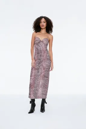Anti Static Weave Technology FLORENCE DRESS - LIZARD