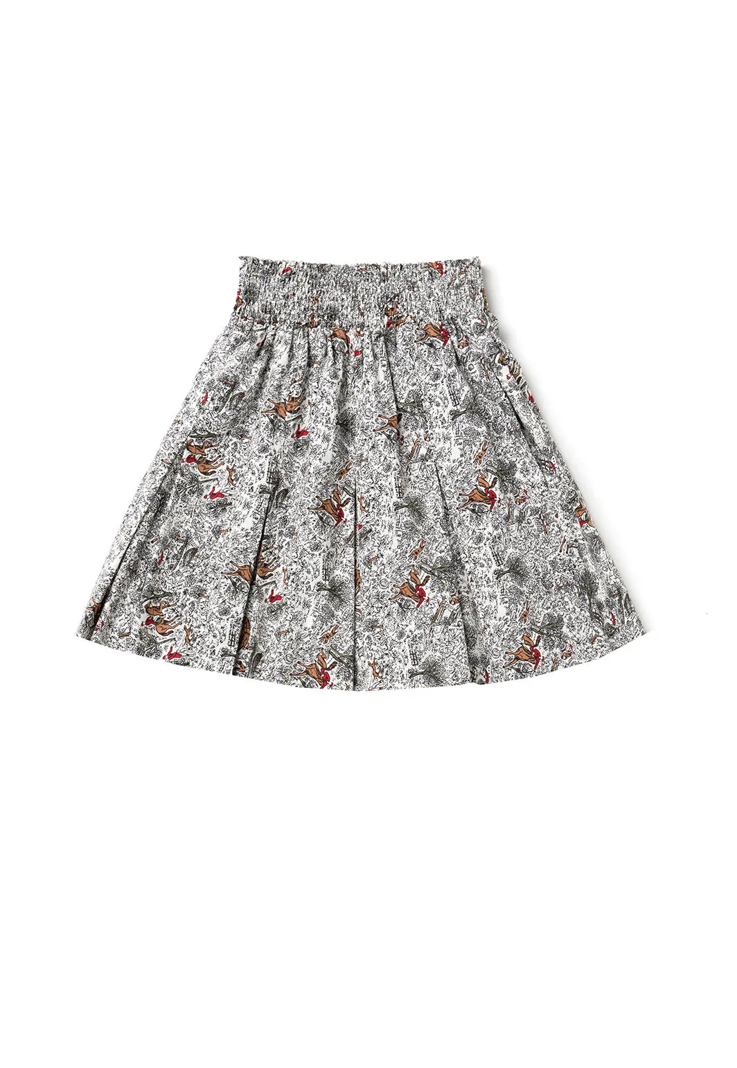 Non Bulk Classic Fit SAMPLE - Smocked MINI Skirt - Horses