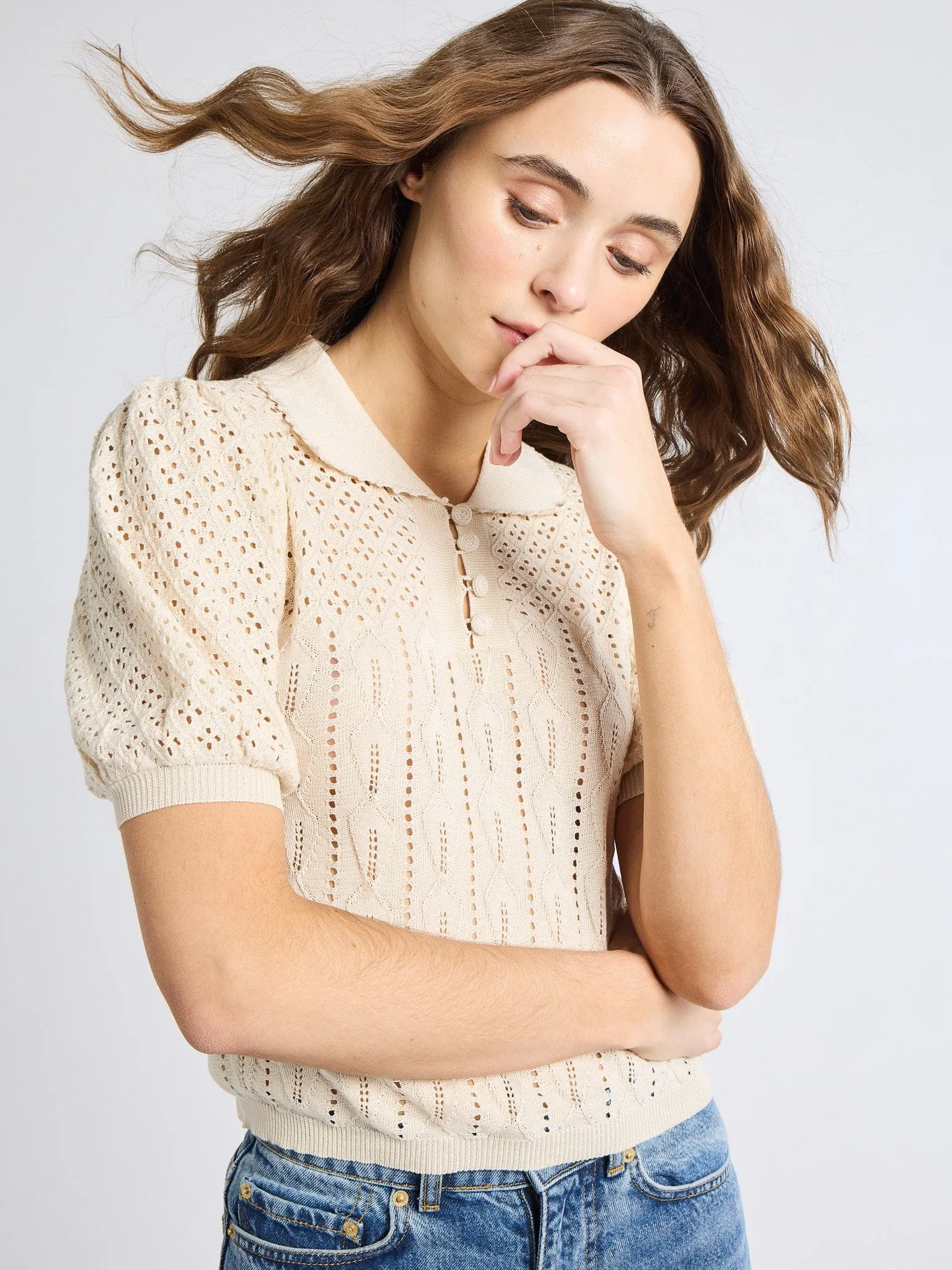 Nina Henley in Ivory QuickDry SoftTouchFinish