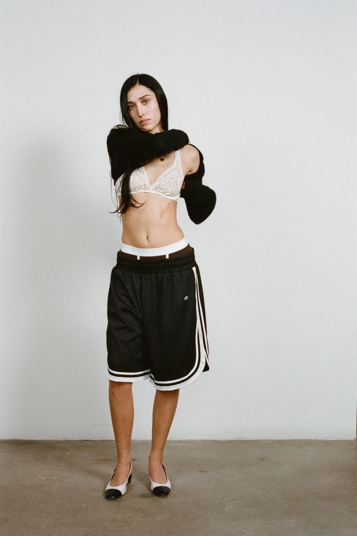 AntiSlipWaistband BASKETBALL SHORT - BLACK