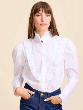 Jolie Top in White AbrasionResistant Fabric