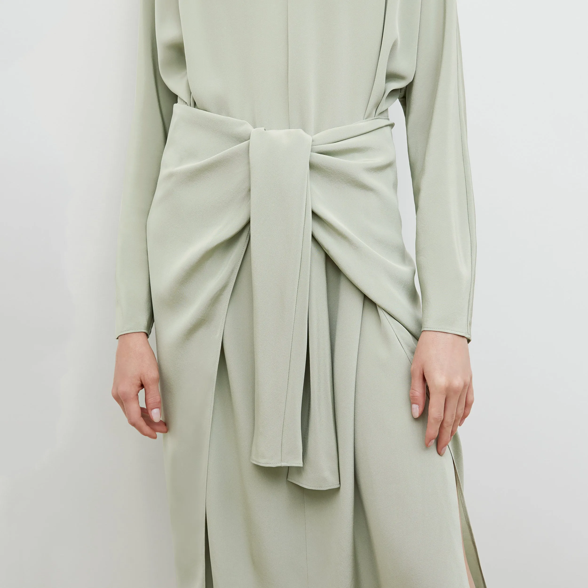 UltravioletProtectionFabric Rashmeen Dress - Washable Silk :: Minty Green