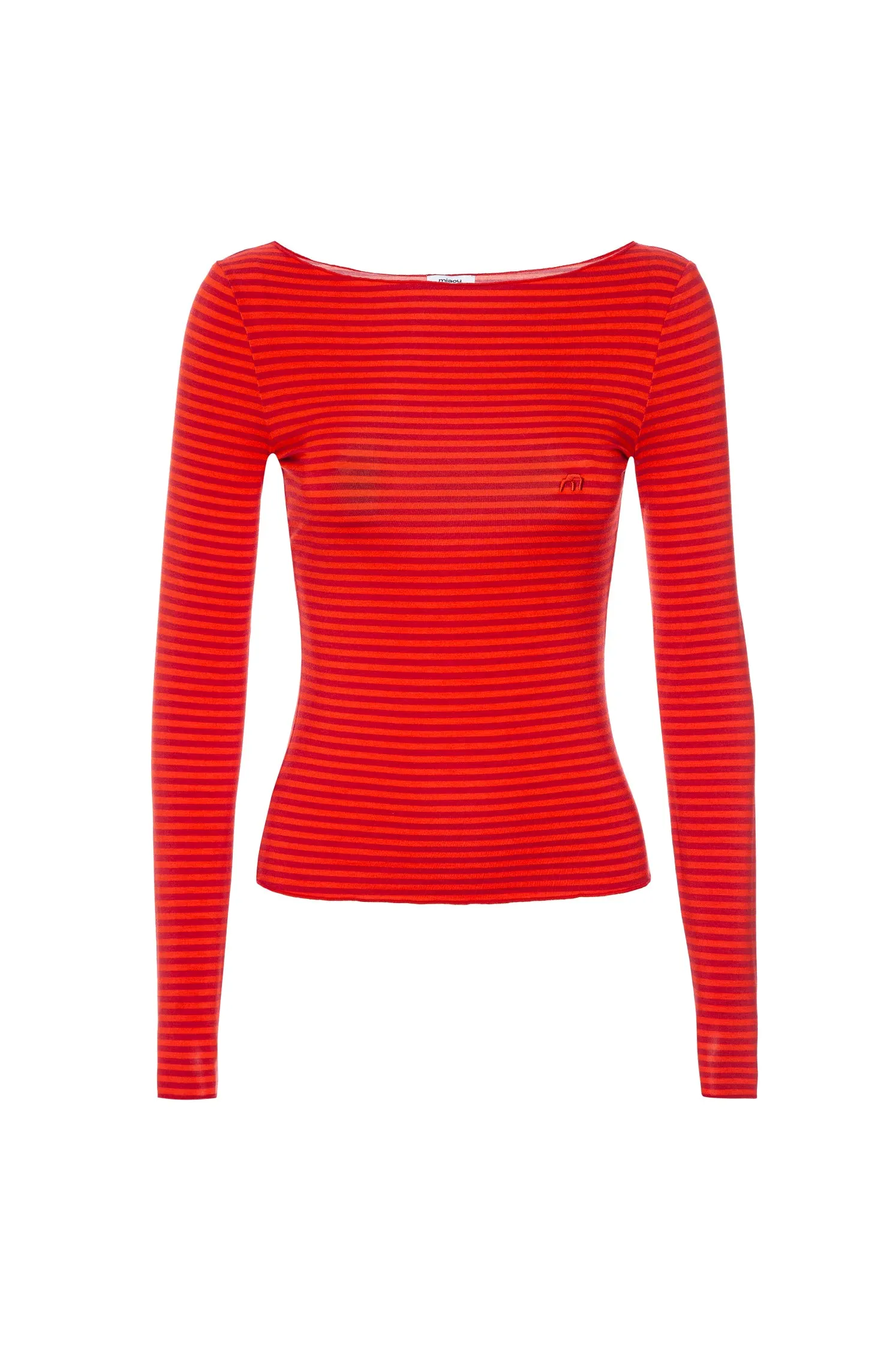 AMELIA TOP - RED STRIPE Airflow Optimized Weave Temperature Control Technology
