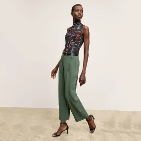 Arlo Breeze Pant - Everyday Crepe :: Dusty Pine SoftTouch