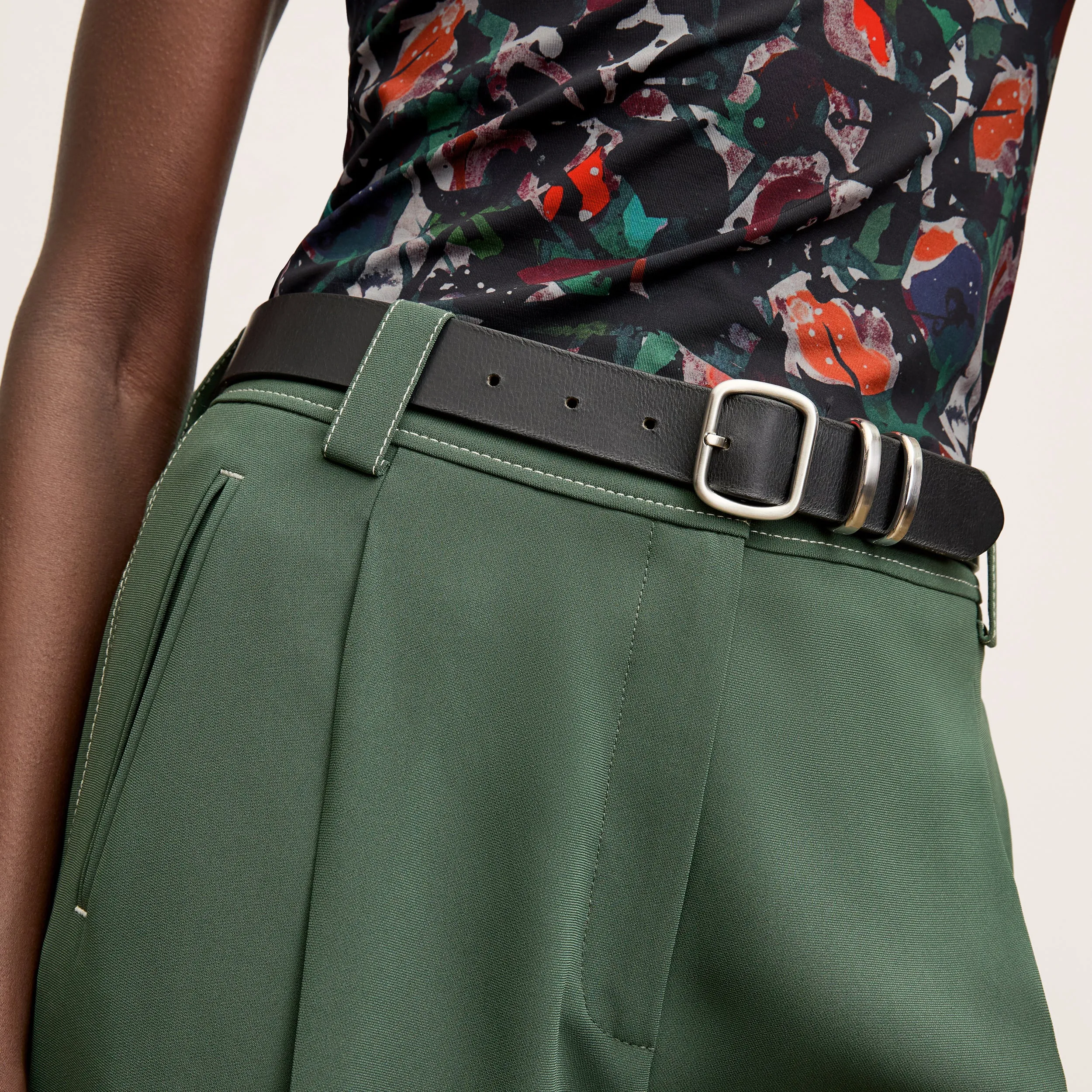 HeatPressedLogos StretchFit Design Arlo Breeze Pant - Everyday Crepe :: Dusty Pine