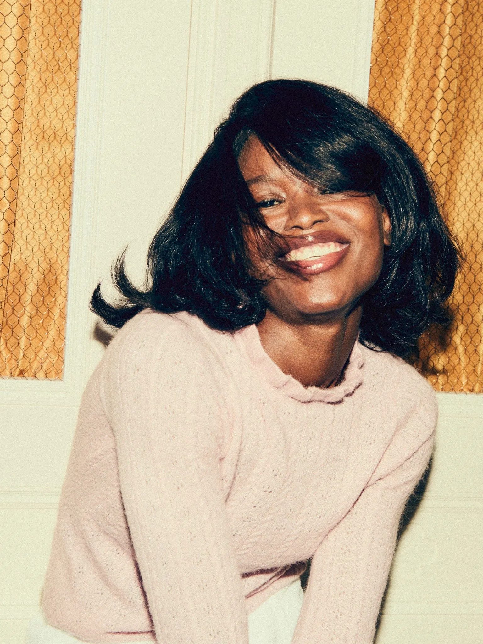 Fashionable Shirt UV protection coating Aurora Pullover in Ballet