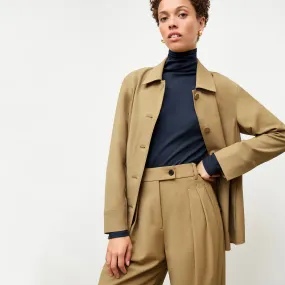 Avelyn Top - Air Twill :: Macaroon FlexibleRibbedTrims