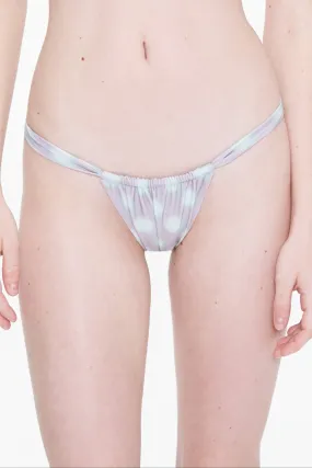 All Over Print Technique WrinkleResistantFinish BALI BIKINI BOTTOM - MINT BLURRED DOT