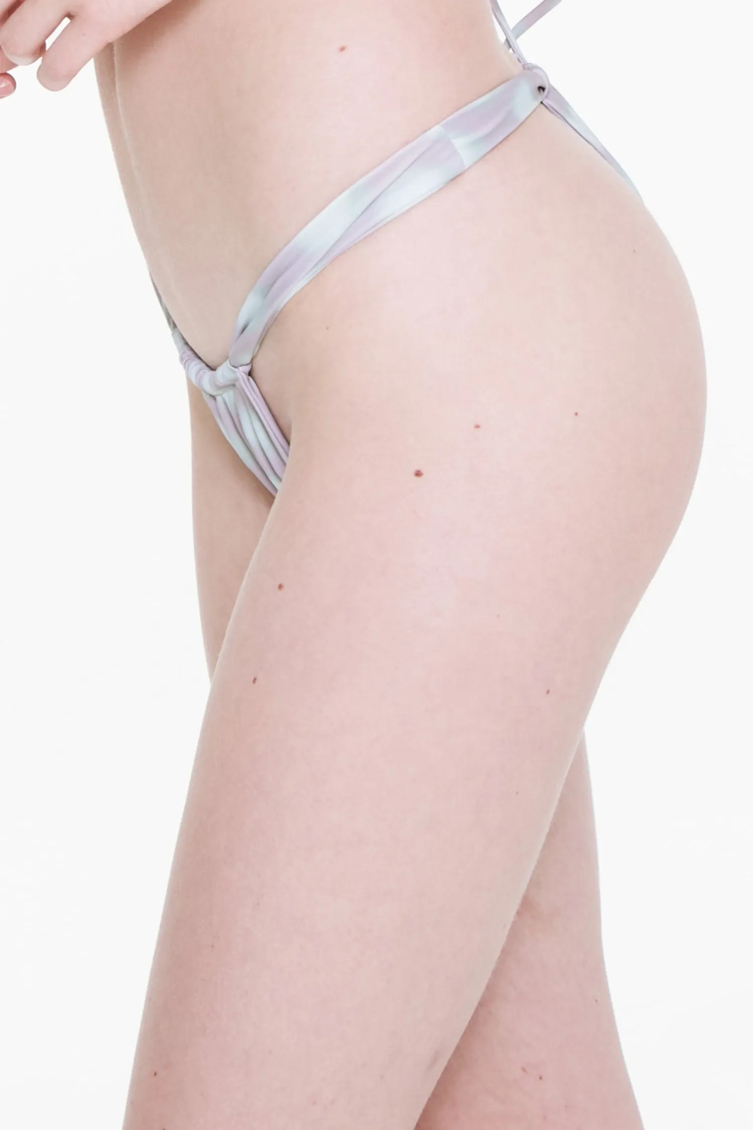 PocketDetails BALI BIKINI BOTTOM - MINT BLURRED DOT