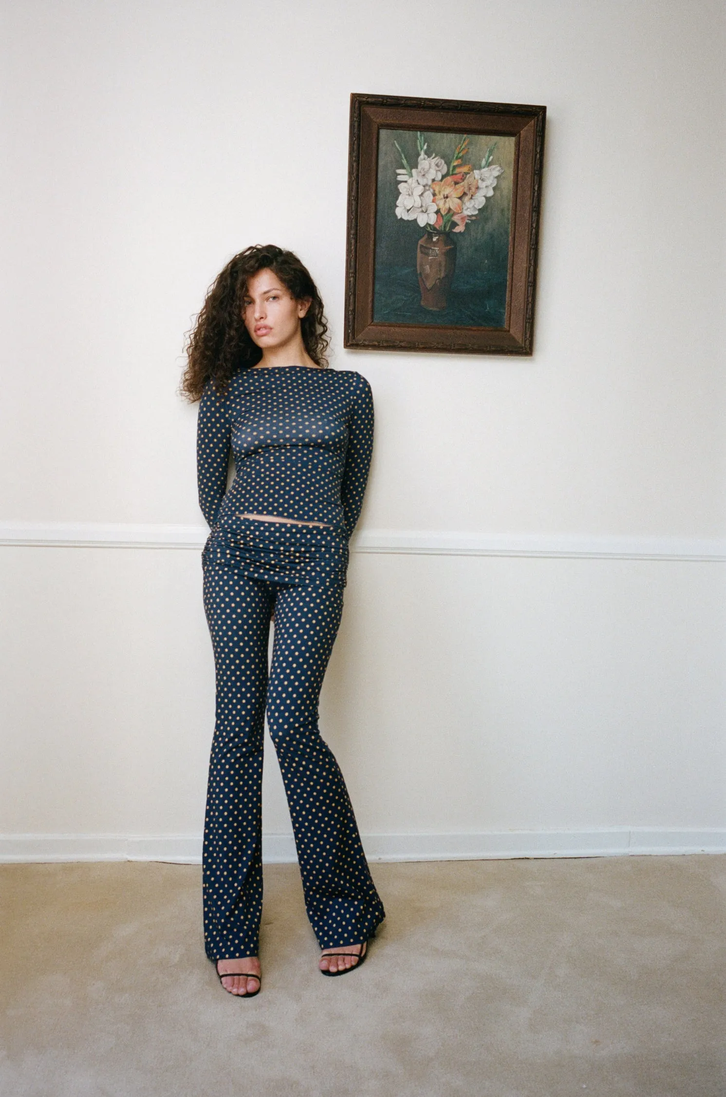 ConvertibleSleeves ALANA PANT - POLKA DOT