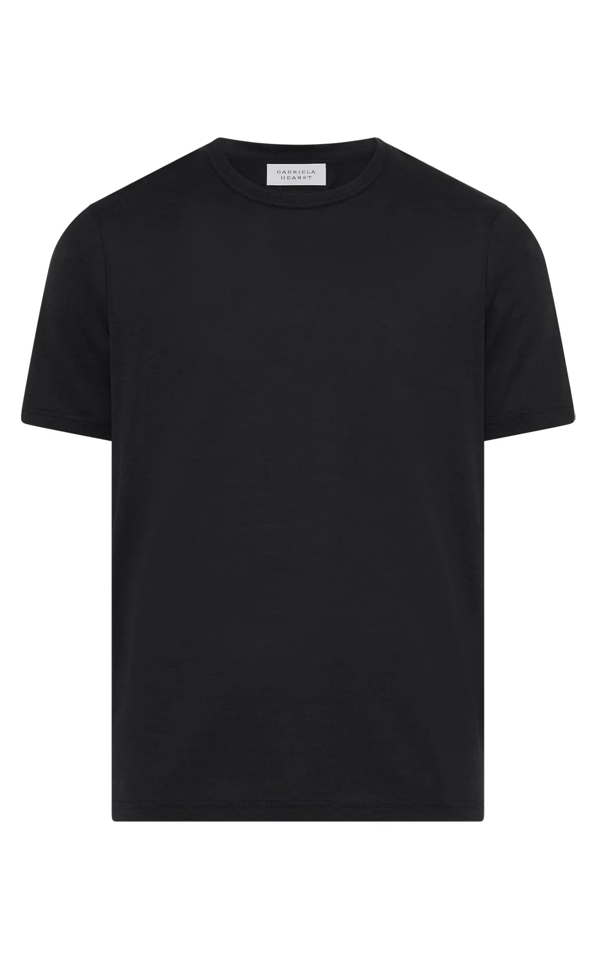 NonFade Dye ReflectiveAccents Bandeira T-Shirt in Black Cashmere