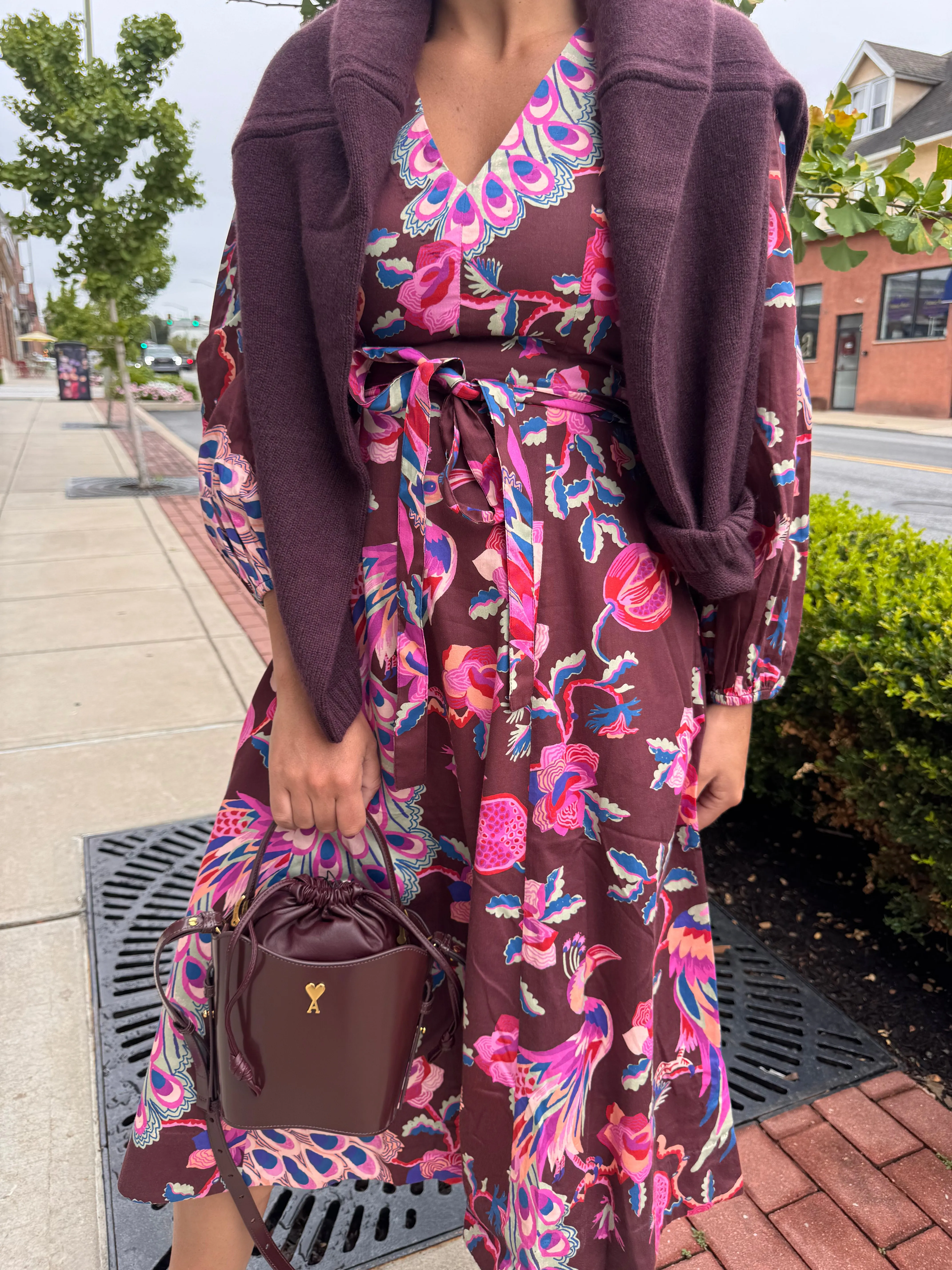 Structured Shoulder BANJANAN ZORA DRESS