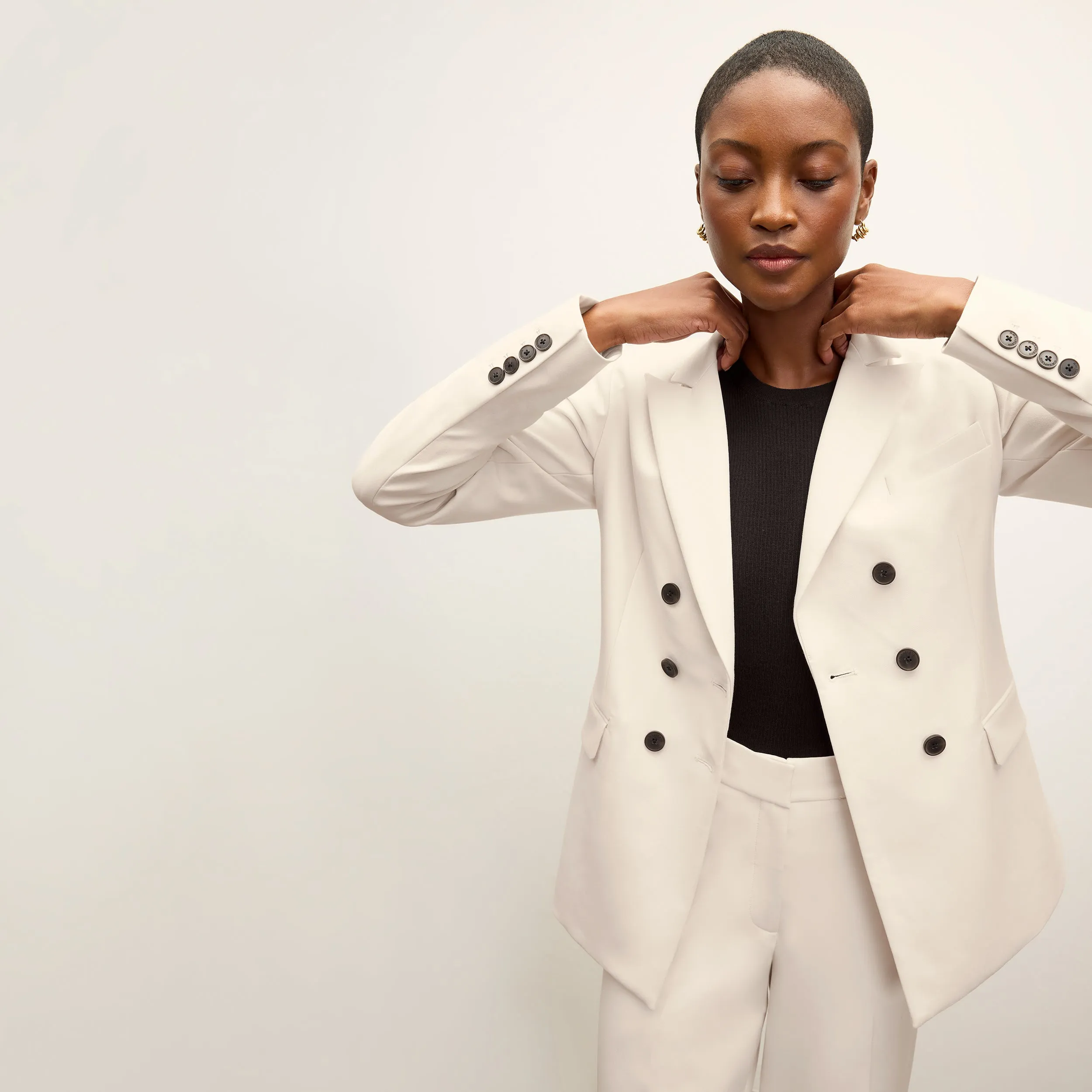 Beck Sweater - Ribbed Merino  :: Black AntiFade Treatment Tagless Comfort