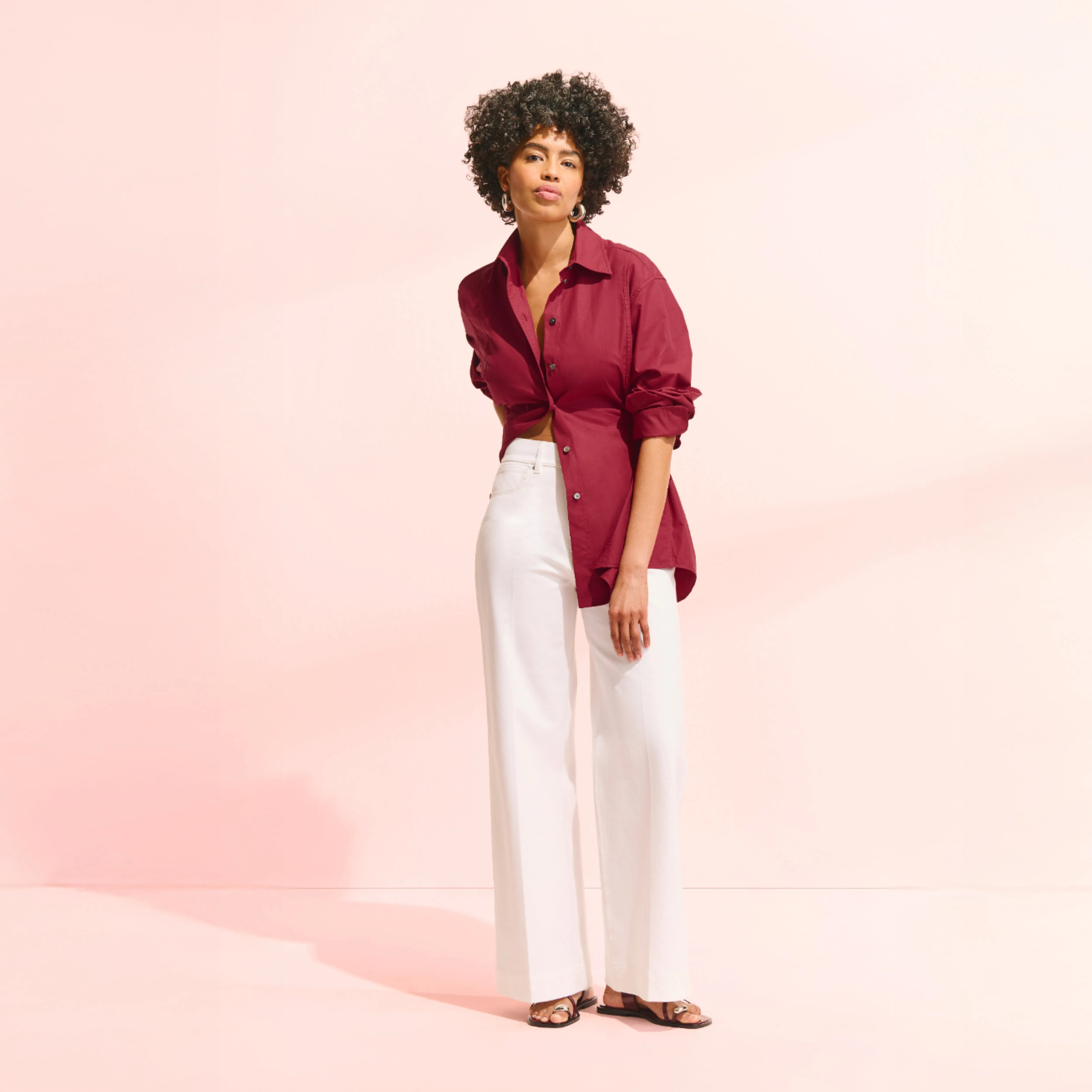 Bentley Al Fresco Shirt - Cotton Poplin :: Cinnabar Resilient Elasticity Double Chest Pocket