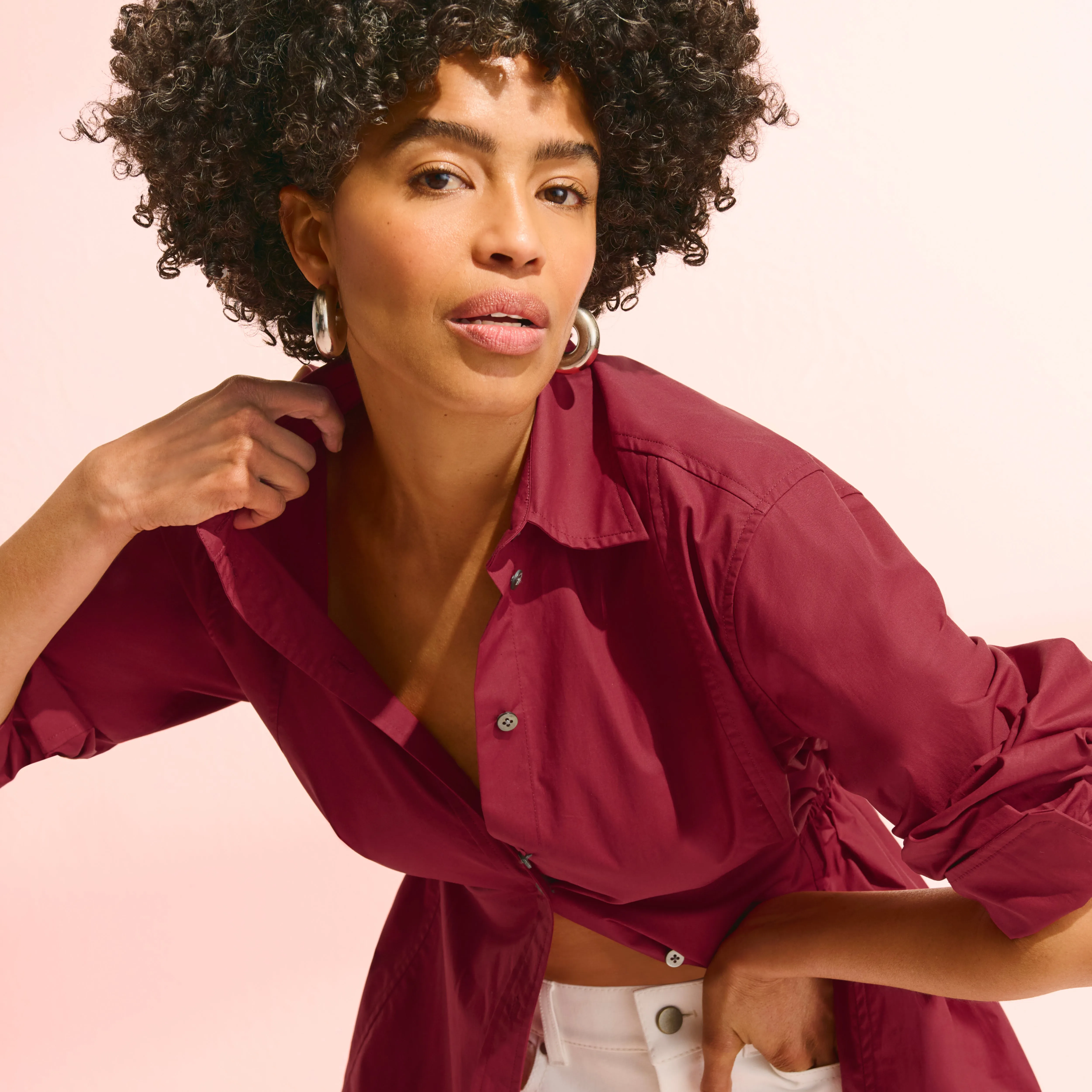 Bentley Al Fresco Shirt - Cotton Poplin :: Cinnabar Garment Dyed Finish