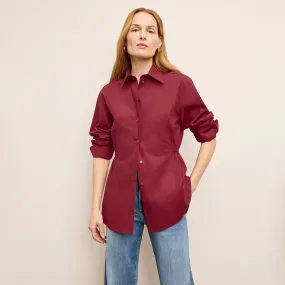 Soft Material MultiPanelDesign Bentley Al Fresco Shirt - Cotton Poplin :: Cinnabar