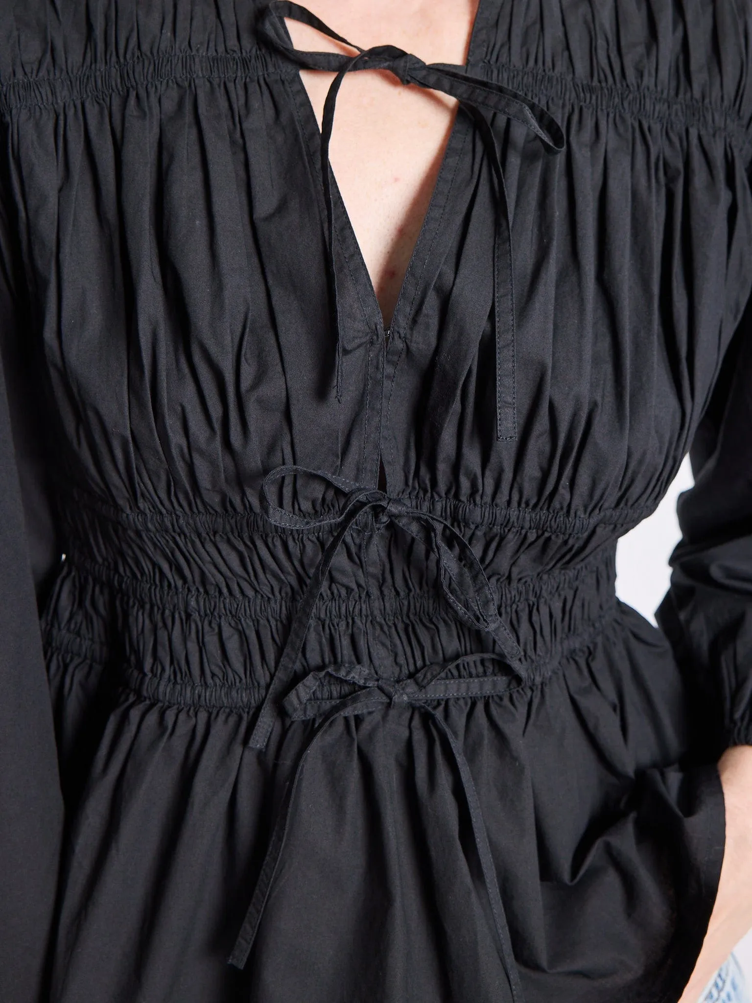 Ella Top in Black Sleeveless Tee