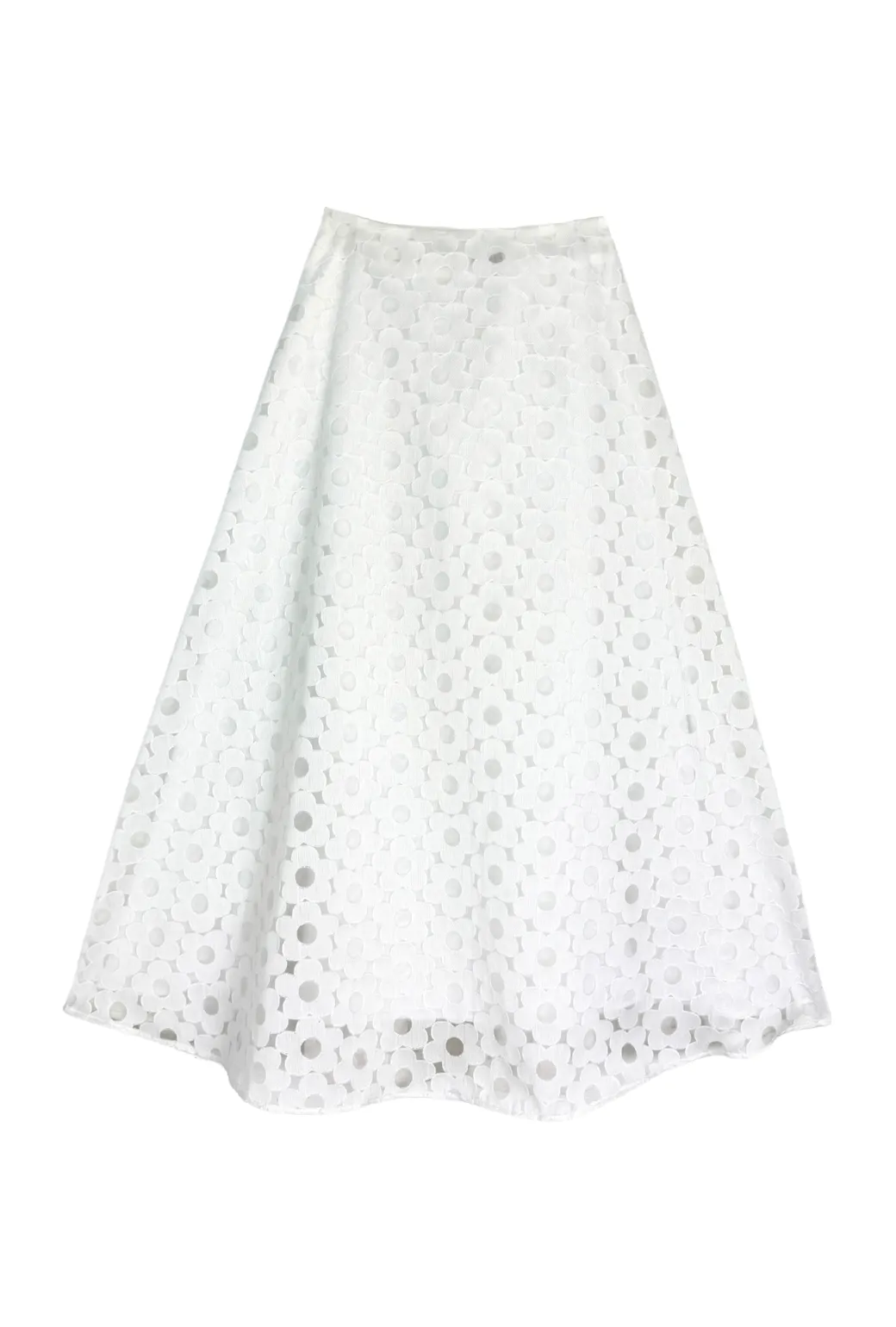 SAMPLE: Buru   Pencil & Paper Co. The Laura Skirt - Sheer Floral Abrasion Proof Reinforcements