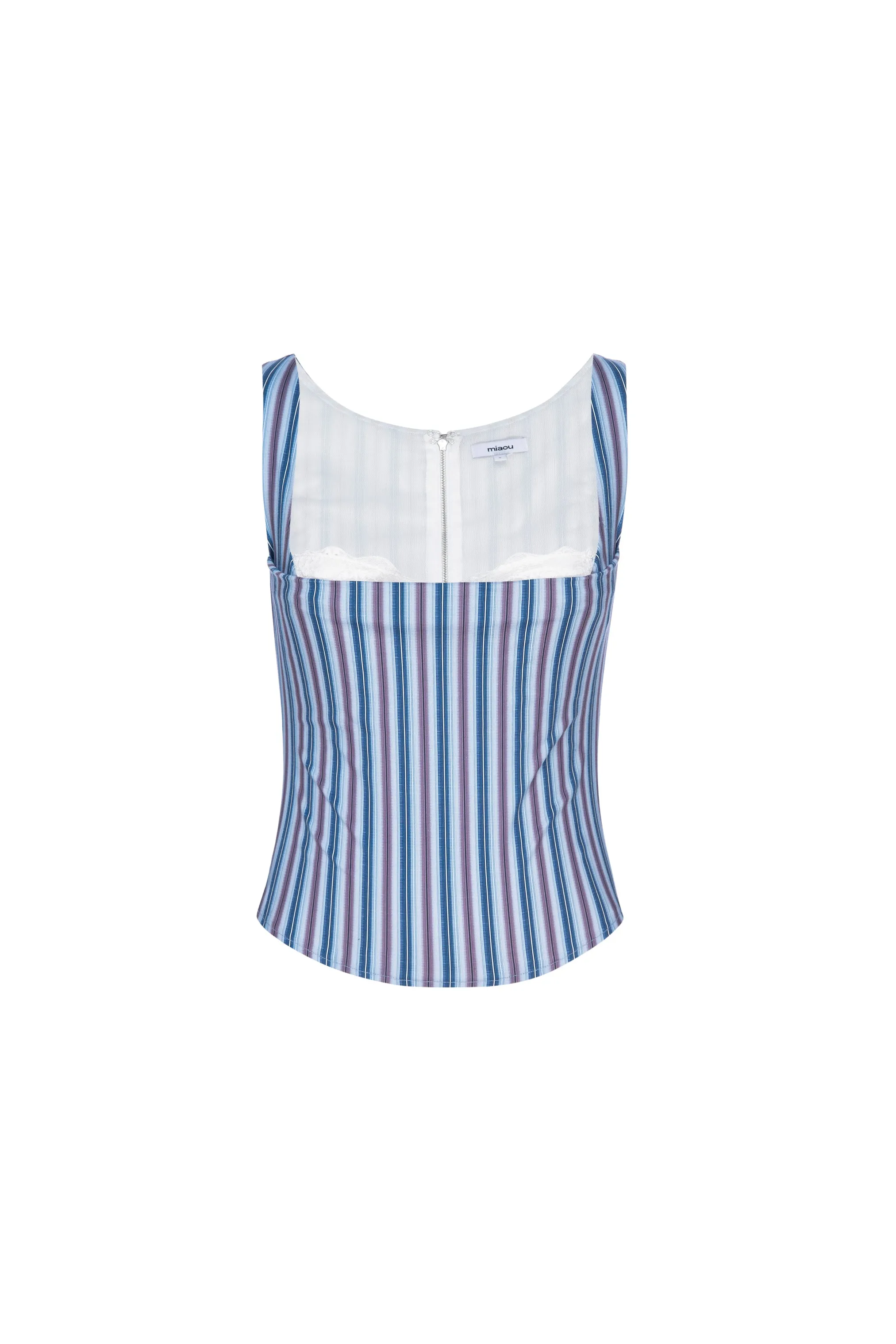 BOBBY CORSET - BLUE STRIPE DoubleLayered