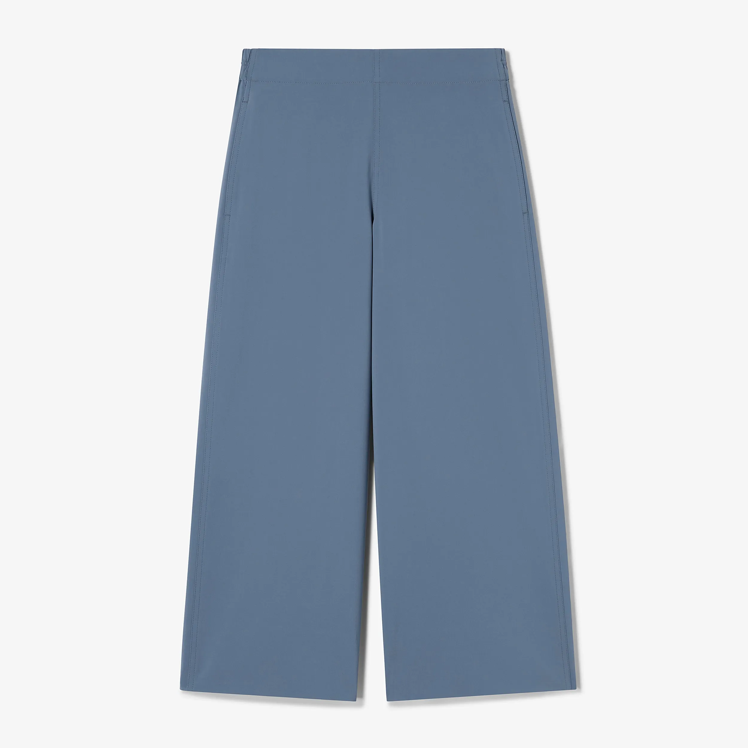 Elena Travel Culotte - OrigamiTech :: Dusty Blue AntiPilling Finish Heat Regulating Fabric