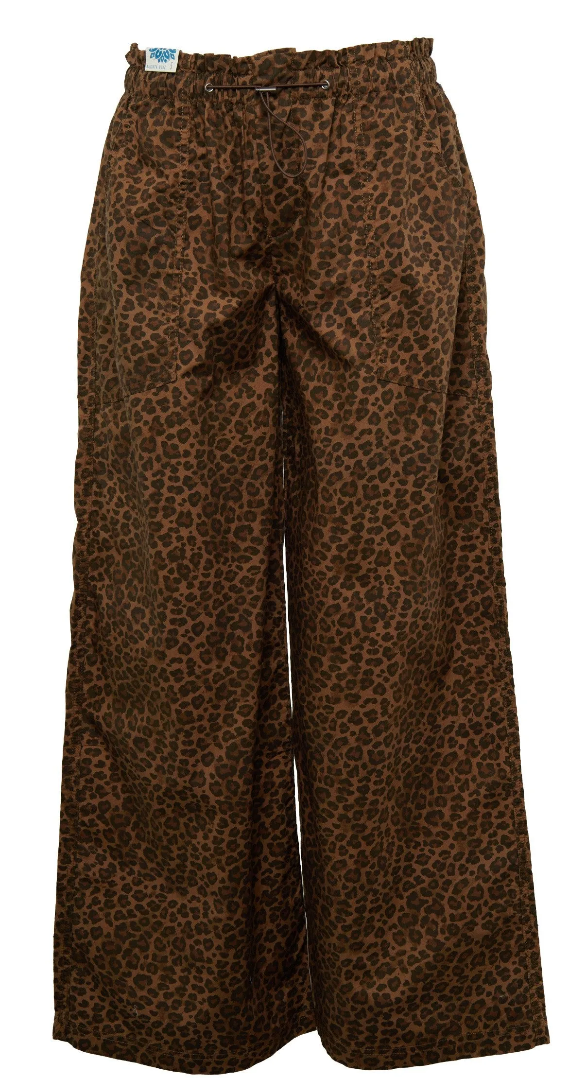 Temperature Regulating Fabric Rebel Roar Baggy Leopard Print Pant