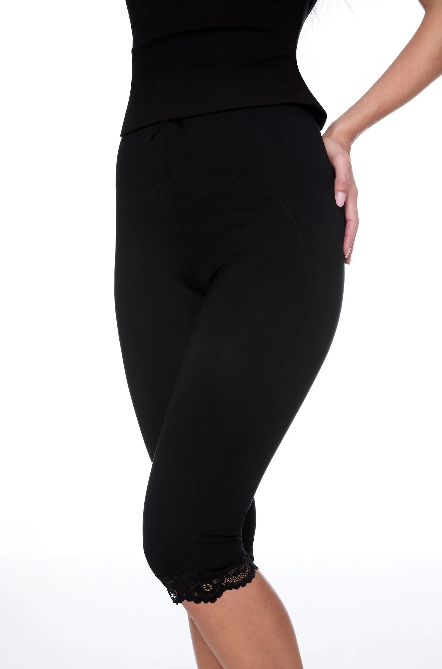 BILLY CAPRI - BLACK Anti Cling Technology