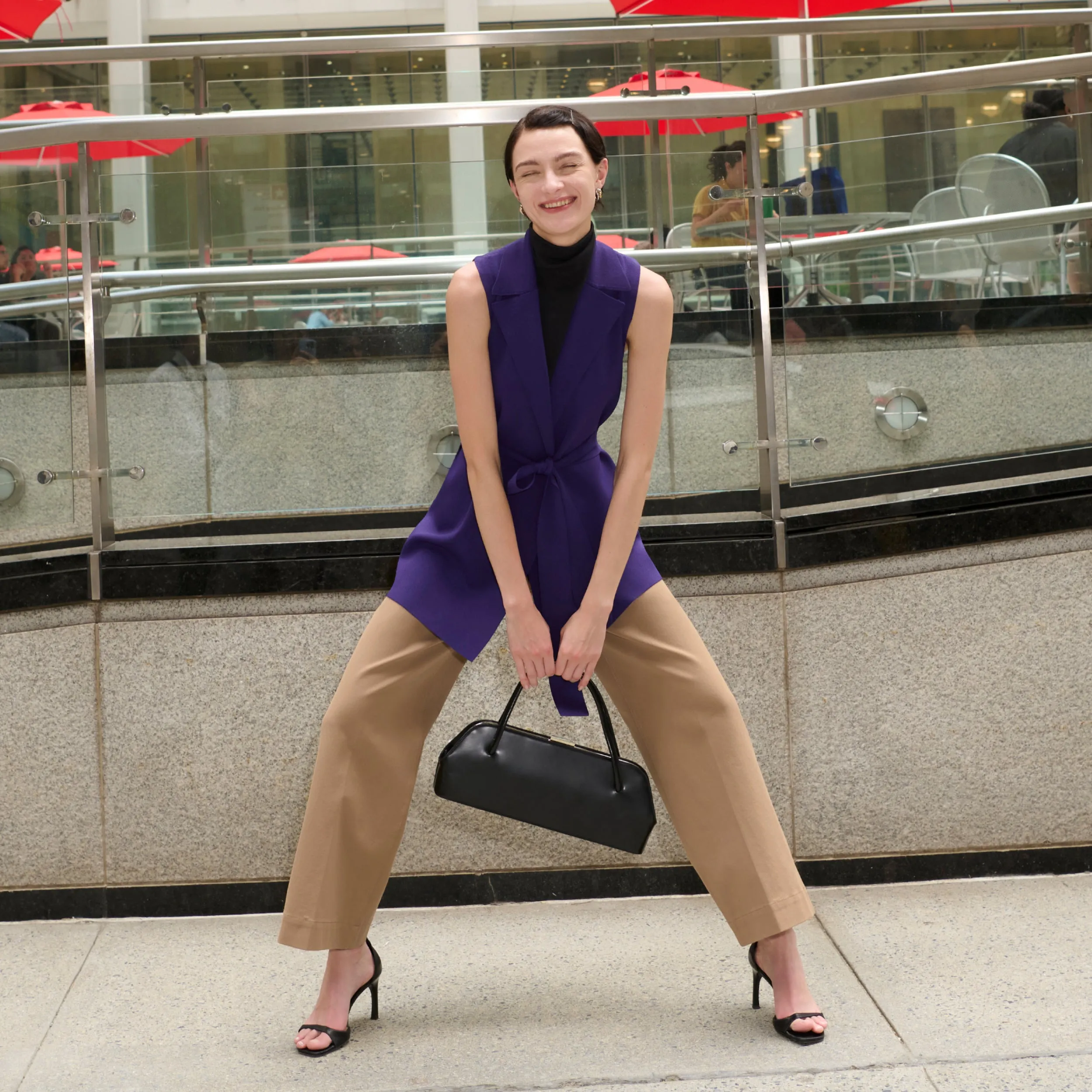 Flowing Design Machine Washable Fabric Anh Jardigan :: Amethyst