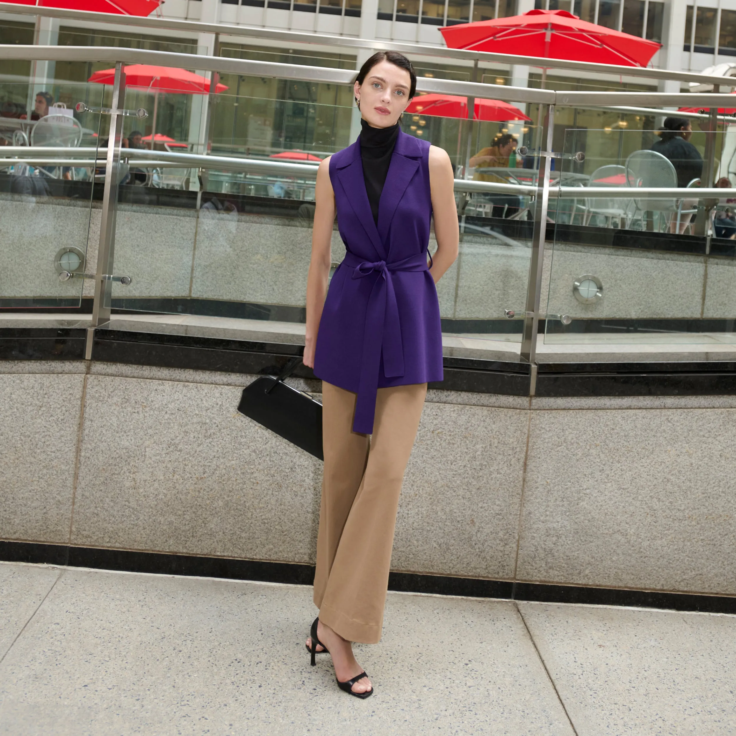 Anh Jardigan :: Amethyst Easy Style 3D Spacer Fabric