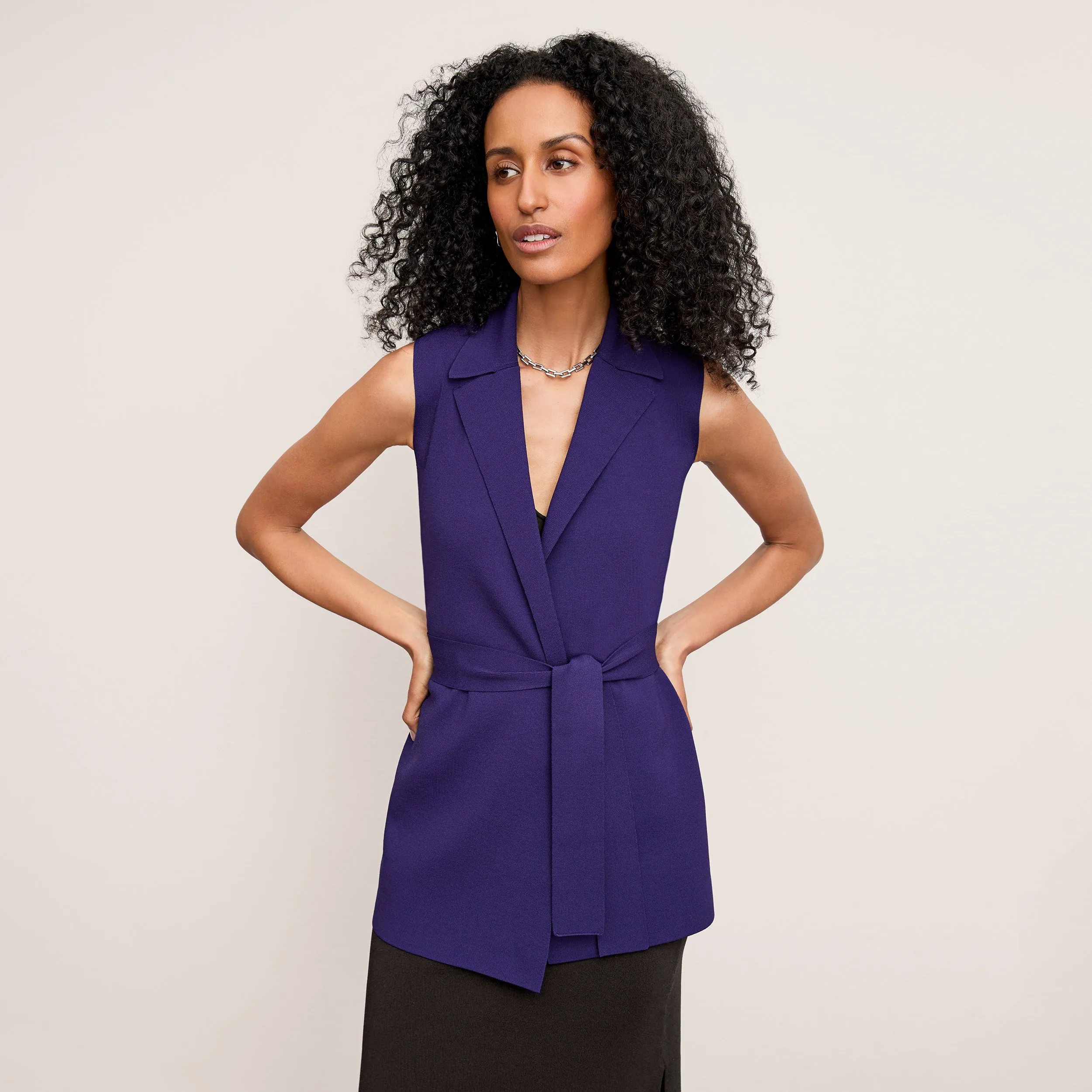 Anh Jardigan :: Amethyst RawHemDetail