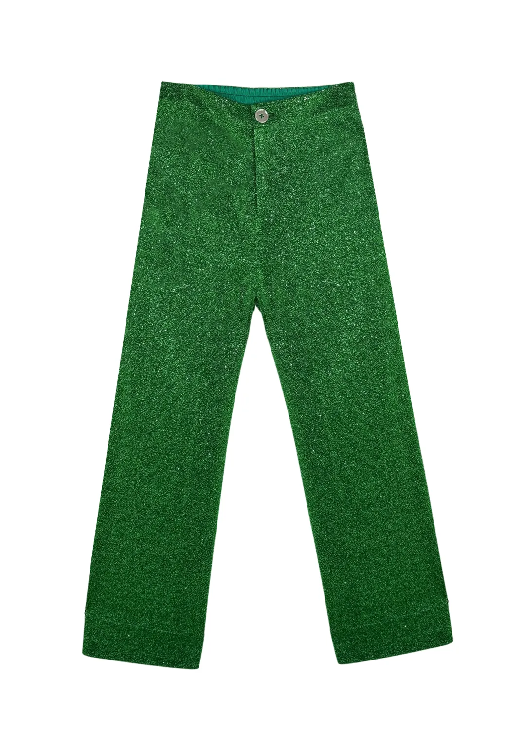 SAMPLE - Sparkle Trousers - Green Non Slip Waistband