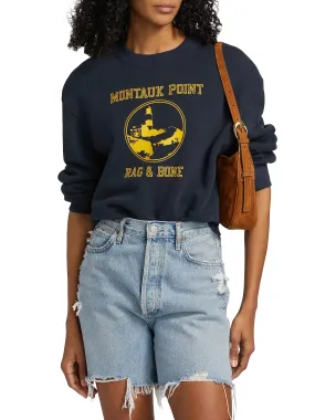 VentedBack ThermalRegulating Fabric RAG & BONE MONTAUK SWEATSHIRT