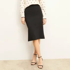 Harlem Skirt - Jardigan Knit :: Black Adaptive Waistband HypoallergenicConstruction