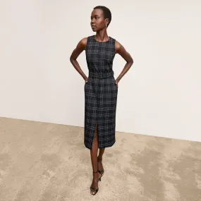 Ashtin Dress - Knit Suiting :: Plaid Anti Pilling