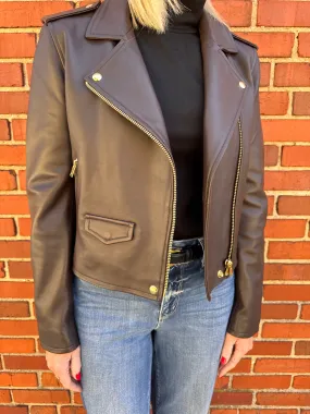 IRO ASHVILLE IN CHOCOLATE BROWN Sustainable Fabric Blend