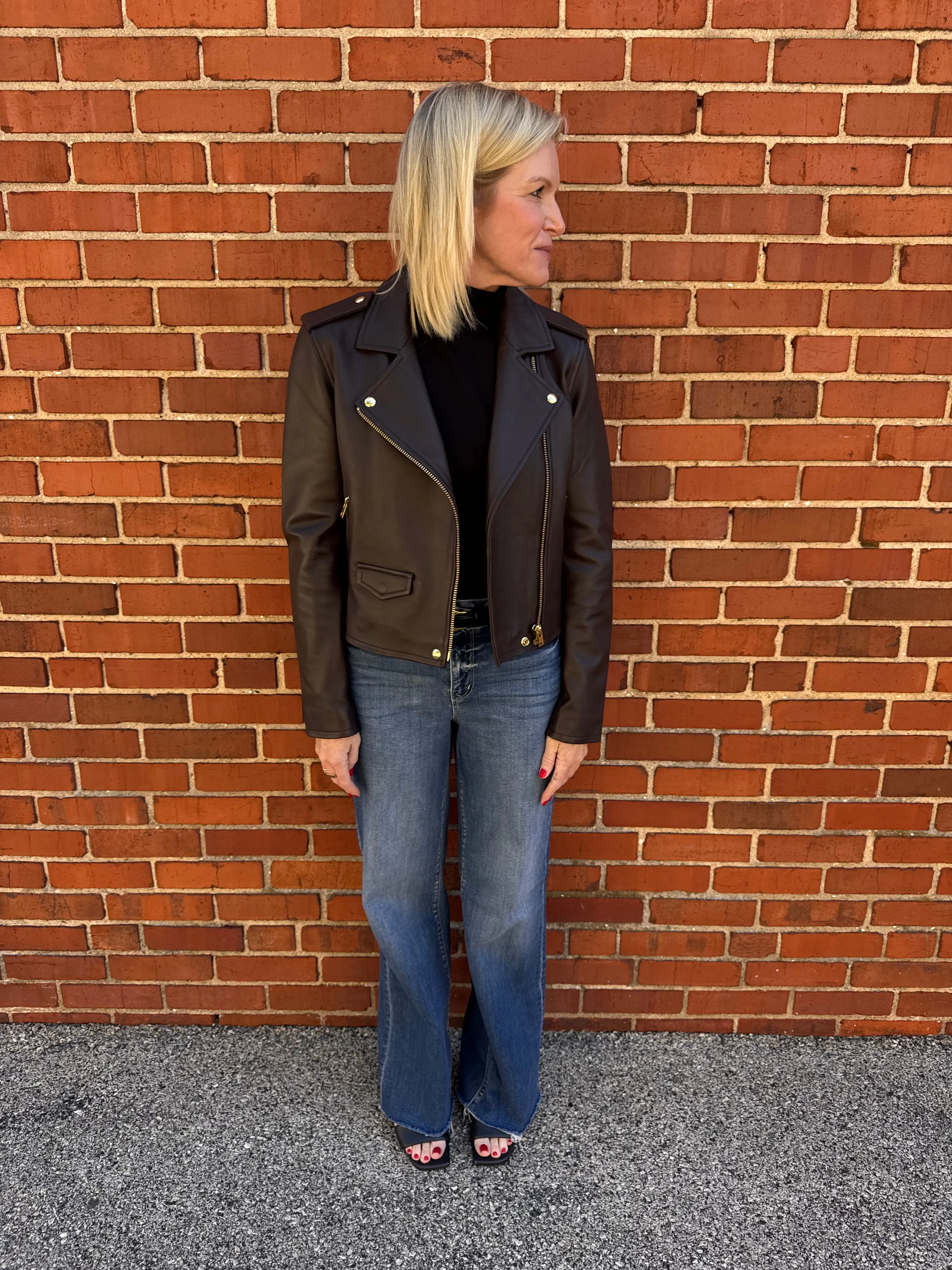 IRO ASHVILLE IN CHOCOLATE BROWN Soft Inner Lining