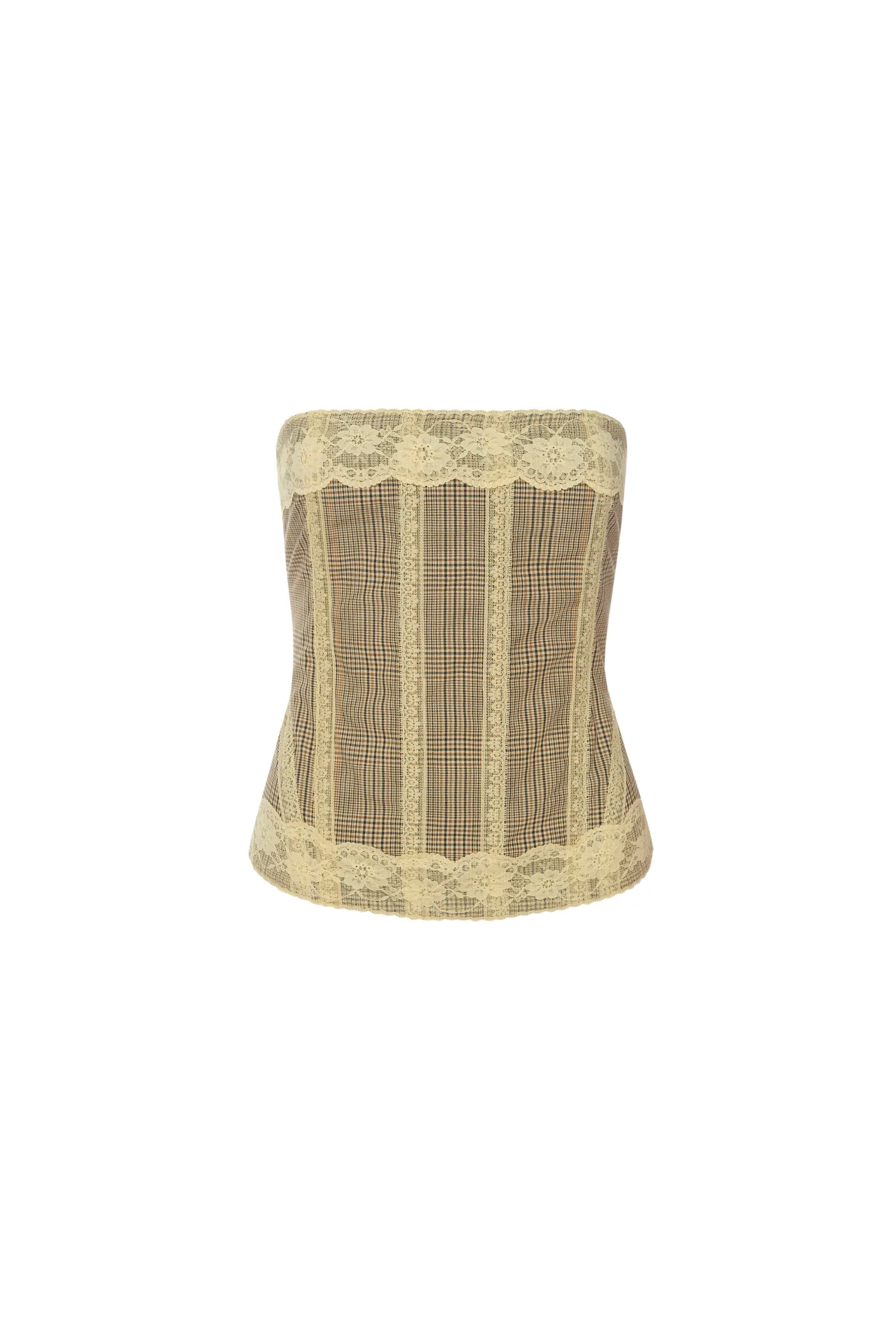 Professional Look LIBRA CORSET - BROWN CHECK