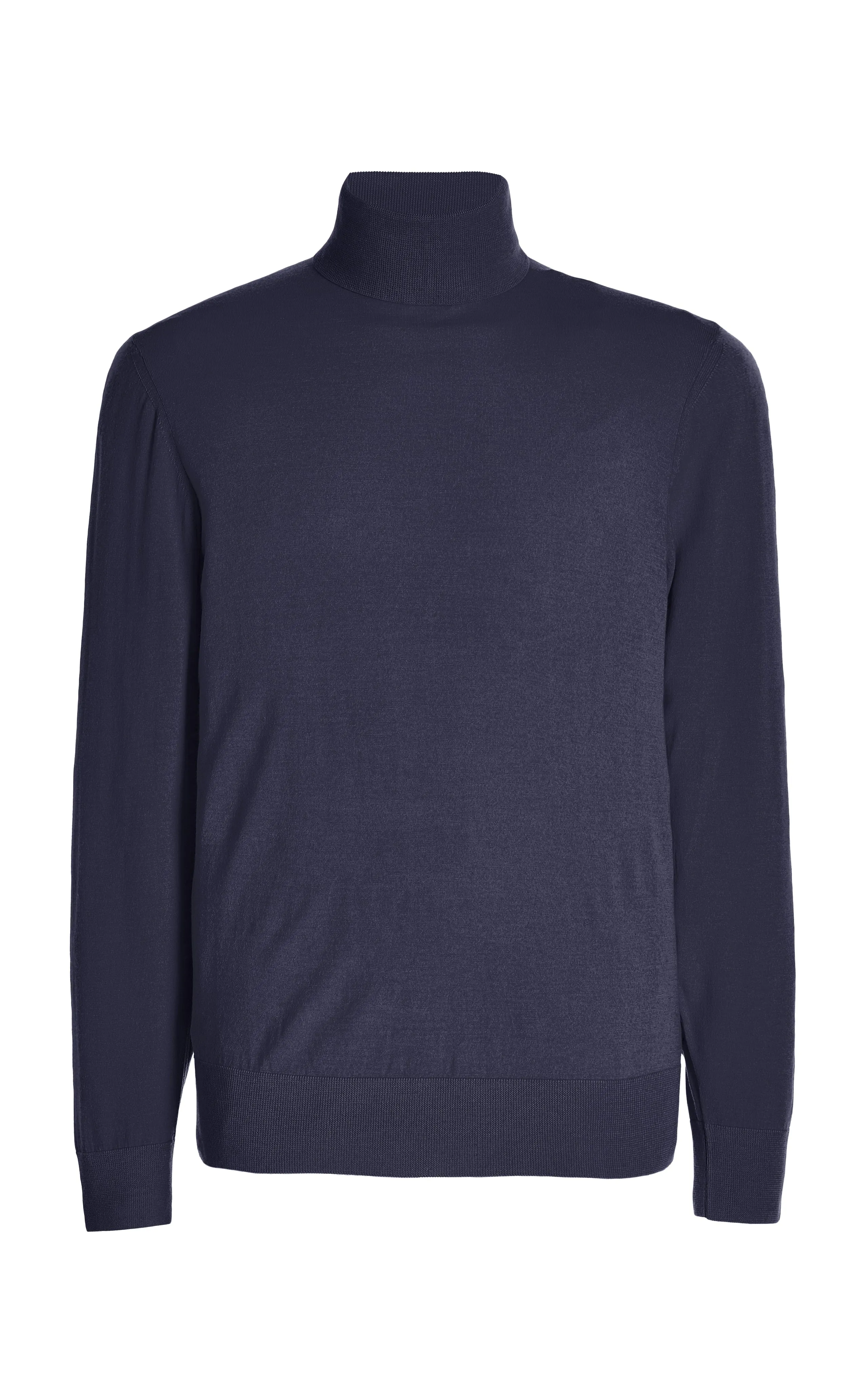 Autumn Fashion SweaterSpecific Detergent Guide Jermaine Knit Turtleneck in Navy Merino Wool